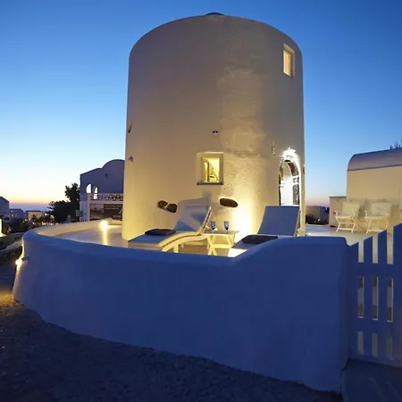 Elegant Santorini House 1 Bedroom Windswept House Amazing Caldera View Outdoor Hot Tub Oia